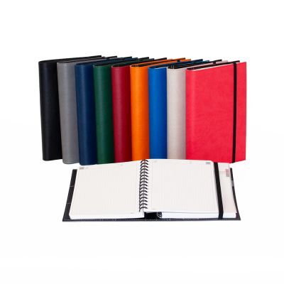 Teacher´s diary Maxi Flex Duo (square) 170x225mm, spiral binding, imitation leather covers, rubber strap