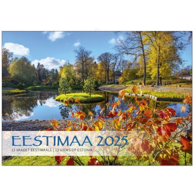 Seinakalender- Eestimaa  A4 (297x210mm), klamberköide 2025a.