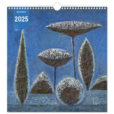 Seinakalender- Eesti kunst ART (330x345mm), kahe spiraaliga 2025a.