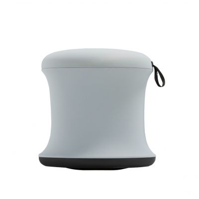 Bar stool/stool UEBOBO Ergo Active, D-38 cm/ fabric Light Grey, light grey
