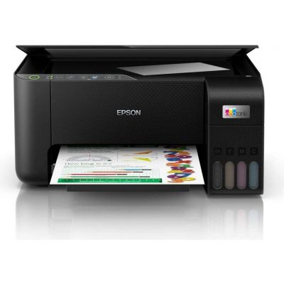 Kontorikombain Epson EcoTank L3270 Colour, Inkjet, Multifunction Printer, A4, Wi-Fi, Black