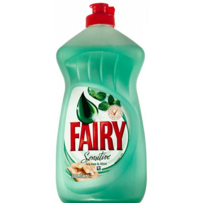 Nõudepesuvahend FAIRY Sensitive Tea Tree 450ml