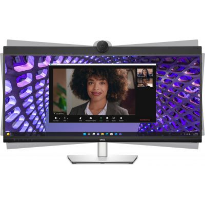 Monitor Dell P3424WEB 34"IPS Curved 3440x1440 21:9 IPS 5ms Speakers Camera 4MP 3yw