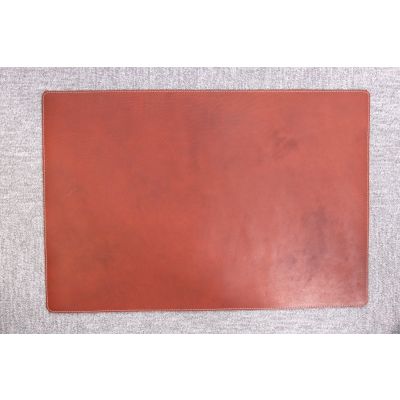 Table mat 60 x 40 cm, leather, Patina Vegetable