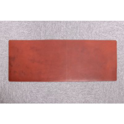 Table mat 80 x 30 cm, leather, Patina Vegetable