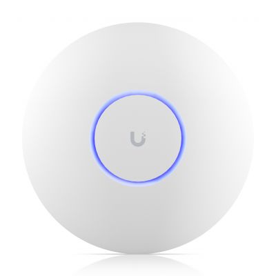 UBIQUITI U7-PRO Ceiling-mount WiFi 7 AP with 6 GHz support, 2.5 GbE uplink, and 9.3 Gbps over-the-air speed, 140 m (1,500 ft) coverage