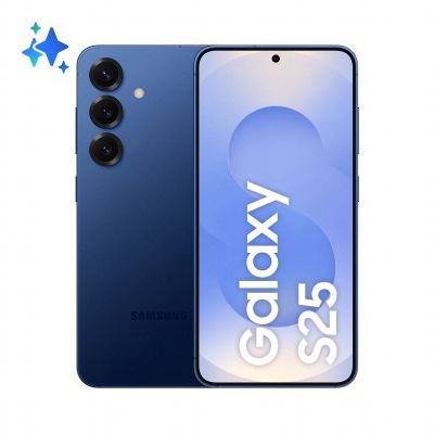 Samsung Galaxy S25 128GB, tumesinine