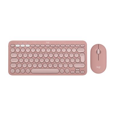 Logitech Mouse and keyboard set 920-012241 / Pebble 2 Combo Pink