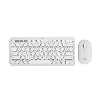 Logitech Mouse and keyboard set 920-012240 / Pebble 2 Combo White