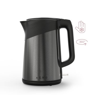 AENO Electric Kettle EK3: 1850-2200W, 1.7L, Strix, Double-walls, Non-heating body, Auto Power Off, Dry tank Protection