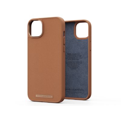 njord  Genuine Leather Case for iPhone 14 Plus (Cognac)