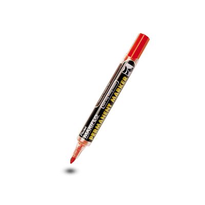 Permanent Marker Pentel NLF50 red, bullet point 2-4,5mm