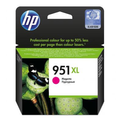 Ink HP CN047A No 951XL Magenta 1500lk @ 5 % Officejet Pro 251dw 276dw 8100 8600 8610 8615 8616 8620 8625 8630 8640