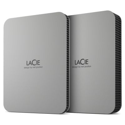 LaCie väline kõvaketas 4TB Mobile Drive USB-C (2022), moon silver