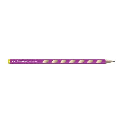 Graphite pencil Stabilo EASYgraph S, ergonomic, for left-handers, pink