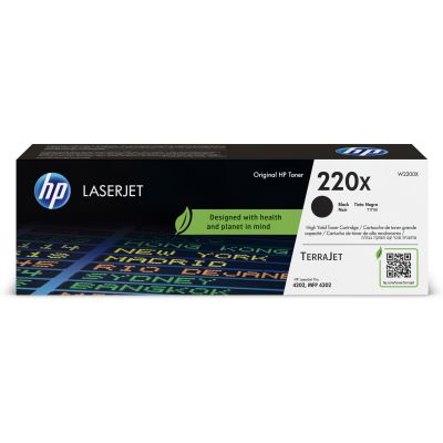 Tooner HP 220X W2200X Black must suuremahuline 7500lk - Color LaserJet Pro 4202/4302, MFP4302/4303