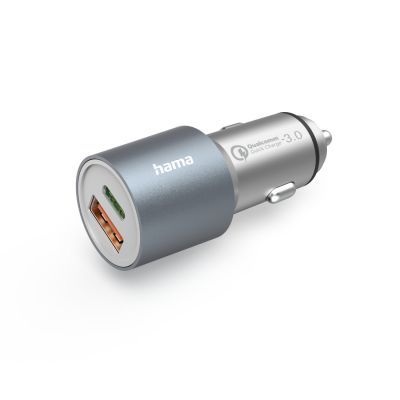 Autolaadija Hama Qualcomm Quick Charge™ 3.0 - USB-A ja USB-C PD, max 38W 5V 6A