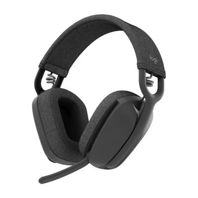 Logitech Zone Vibe 100 - Headset - full size - Bluetooth - wireless - graphite