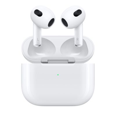 Apple | AirPods (3rd generation) with Lightning Charging Case | Wireless | In-ear | Noise canceling | Wireless | White