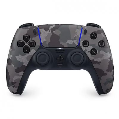 PS5 DualSense Wireless Controller, Grey Camo
