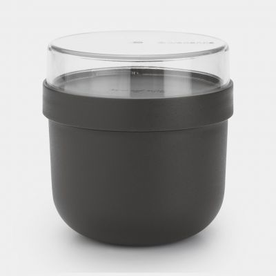 Breakfast bowl Make & Take, 0.5L - dark gray