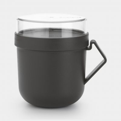 Soup mug Make & Take, 0.6L - dark gray