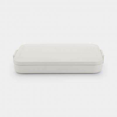 Food box Make & Take, plastic, Flat - light gray