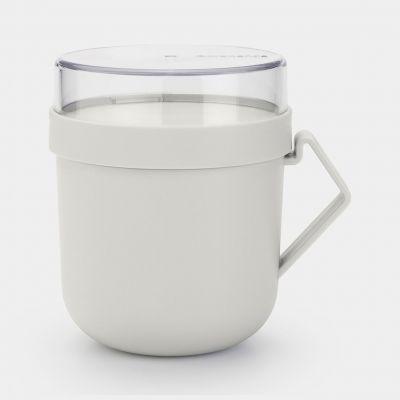 Soup mug Make & Take, 0.6L - light gray