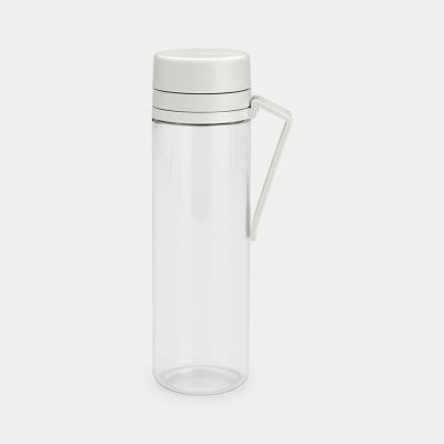 Make & Take water bottle, with filter - light grey