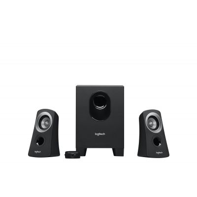 Speakers Logitech Z313 2.1 Speaker System 25W RMS (2x5W, 1x15W), wired remote control / headphone adapter, 2YW
