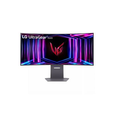 Monitor|LG|34GS95QE-B|34"|Gaming/Curved|Panel OLED|3440x1440|21:9|240Hz|Matte|0.03 ms|Swivel|Height adjustable|Tilt|Colour Black|34GS95QE-B