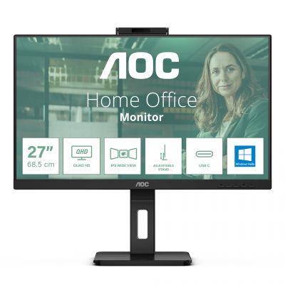 AOC | Monitor | Q27P3CW | 27 " | IPS | QHD | 16:9 | 75 Hz | 4 ms | 2560 x 1440 | 350 cd/m | HDMI ports quantity 2 | Black