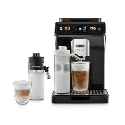 Delonghi Coffee Maker | ECAM450.55.G Eletta Explore | Pump pressure 19 bar | Built-in milk frother | Automatic | 1450 W | Grey