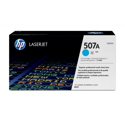 Tooner HP CE401A 507A Cyan 6000lk LaserJet Enterprise 500 color M551-seeria M570dn M575