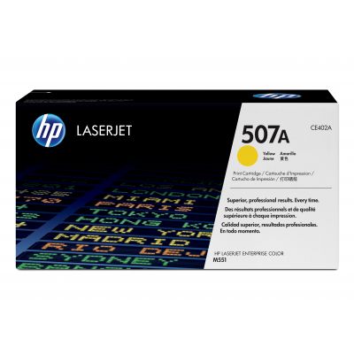 HP 507A toner cartridge 1 pc(s) Original Yellow