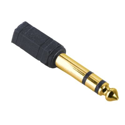 Adapter Hama audio 3.5 mm to 6.3 mm, gold-plated