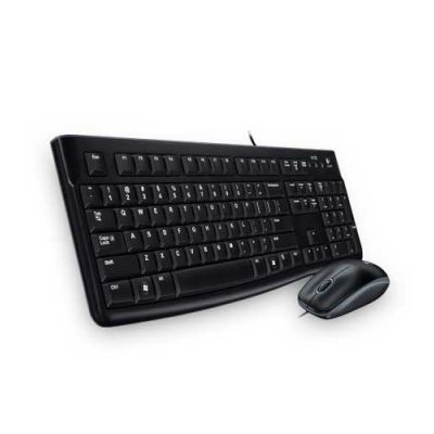 Klaviatuur+hiir Logitech MK120 Desktop US/RUS USB, garantii 2 aastat