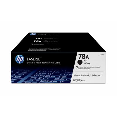 Tooner HP CE278AD must topeltpakk 2x2100lk - Laserjet Pro P1566, P1606-seeria, M1536DNF