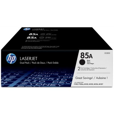 Tooner HP CE285AD Dual Pack Black must topeltpakk 2x1600=3200lk, Laserjet P1102/w P1104W P1106/W P1107/w P1108/W P1109 M1132/1136 M1212/1217