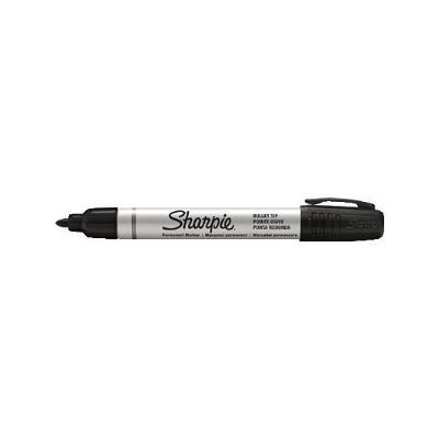 Marker permanent Sharpie PRO Industrial Strenght F 1mm ümar ots, must