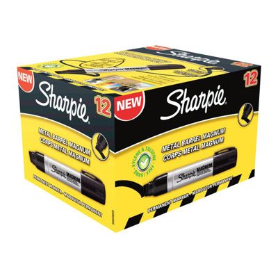 Marker permanent Sharpie PRO Magnum Industrial lõigatud ots, must