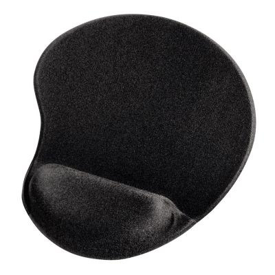 Hiirepadi randmetoega Hama Ergonomic Mouse Pad Black, must