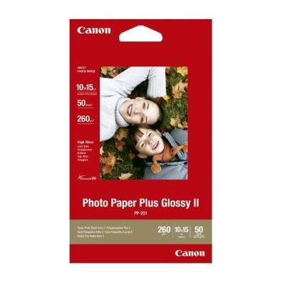 Paper Canon PP-201 10x15cm 50l 265gr / m2 high gloss (Photo glossy photo paper), Photo Paper Plus II Glossy