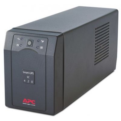 UPS APC SmartUPS SC420i 230V black 260W 420VA output 4xIEC13 RJ45