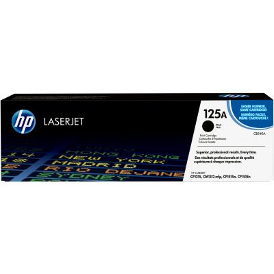 Toner HP CB540A Black No125A 2200pcs @ 5 %, Color LaserJet CP1210 / CP1215 / CM1312 / CP1510 / CP1515N / CP1518NI