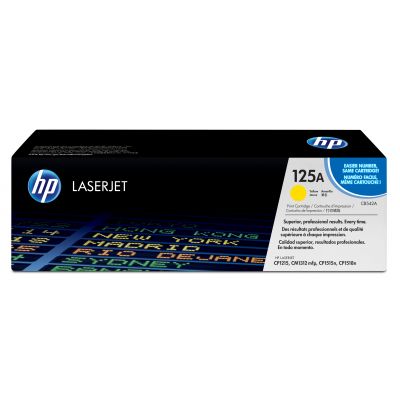 Tooner HP CB542A Yellow - No125A 1400lk@5%, Color LaserJet CP1210/CP1215/CM1312/CP1515N/CP1518NI