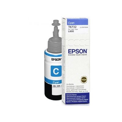 Ink Epson T6732 Cyan (ink tank 70ml) - L800 / L805 / L810 / L850 / L1800