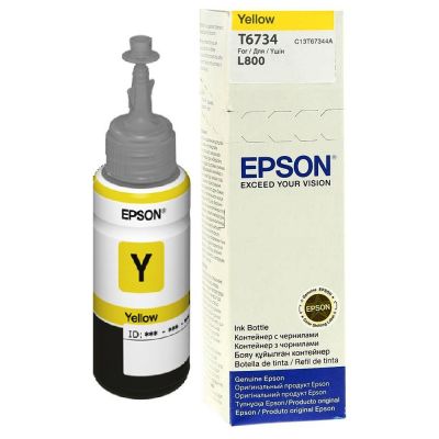 Ink Epson T6734 Yellow (ink tank 70ml) - L800 / L805 / L810 / L850 / L1800