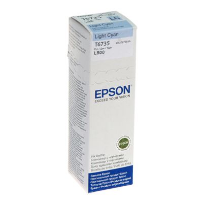 Ink Epson T6735 Light Cyan (ink tank 70ml) - L800 / L805 / L810 / L850 / L1800