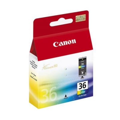 Tint Canon CLI-36C värviline 249lk (2,5ml värvi kohta, PIXMA mini260/iP100/iP110/TR150)